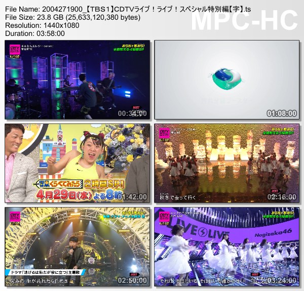 [TV-Variety] CDTVライブ！ライブ！スペシャル特別編 – 2020.04.27