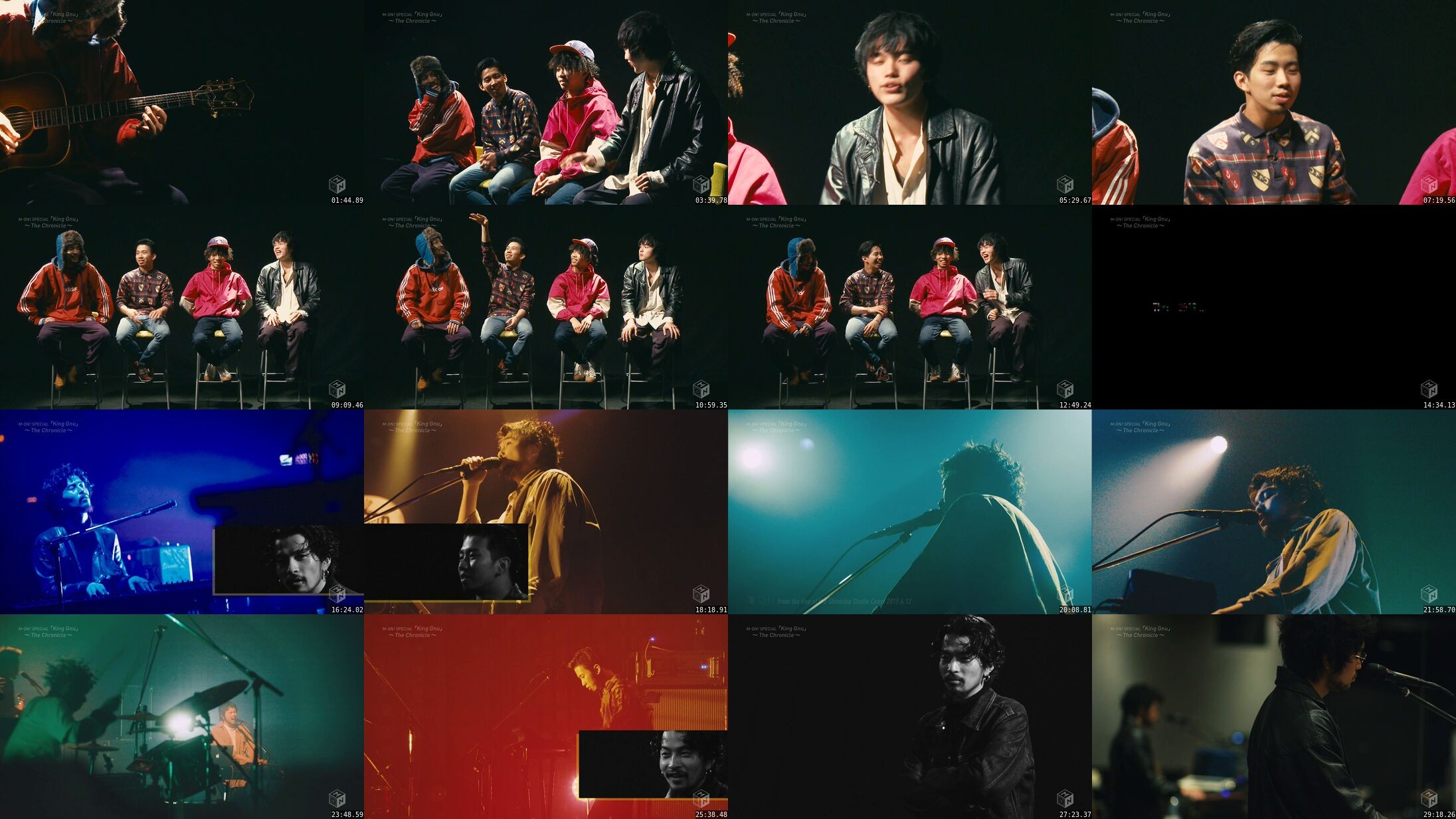 [TV-Variety] King Gnu – M-ON! SPECIAL “King Gnu” ~The Chronicle~ (2020.04.15)