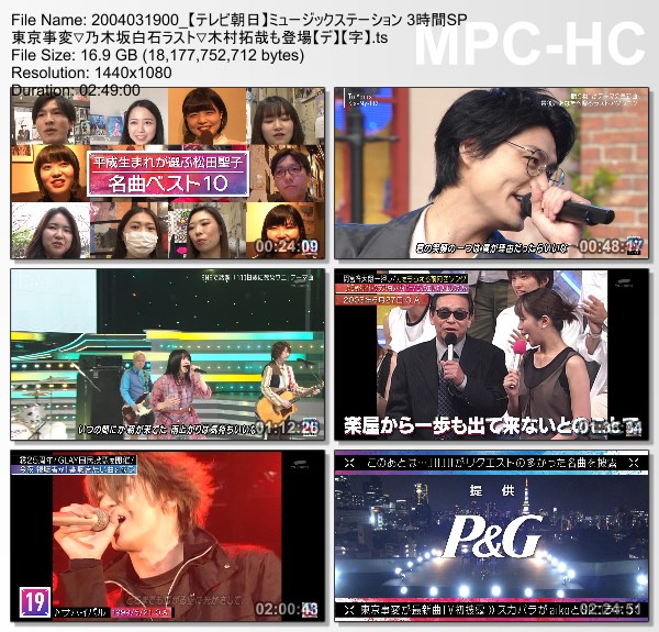 [TV-Variety] MUSIC STATION 3時間SP 東京事変▽乃木坂白石ラスト▽木村拓哉も登場 – 2020.04.03
