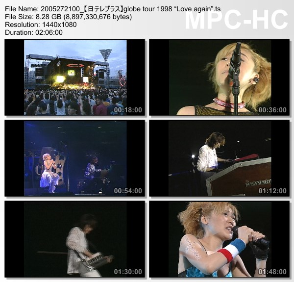 [TV-Variety] globe tour 1998 “Love again” (NTV+ HD 2020.05.27)