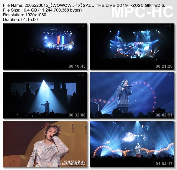 [TV-Variety] SALU THE LIVE 2019-2020 GIFTED (WOWOW Live 2020.05.22)