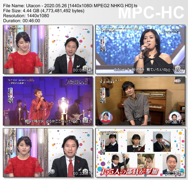 [TV-Variety] うたコン – 2020.05.26