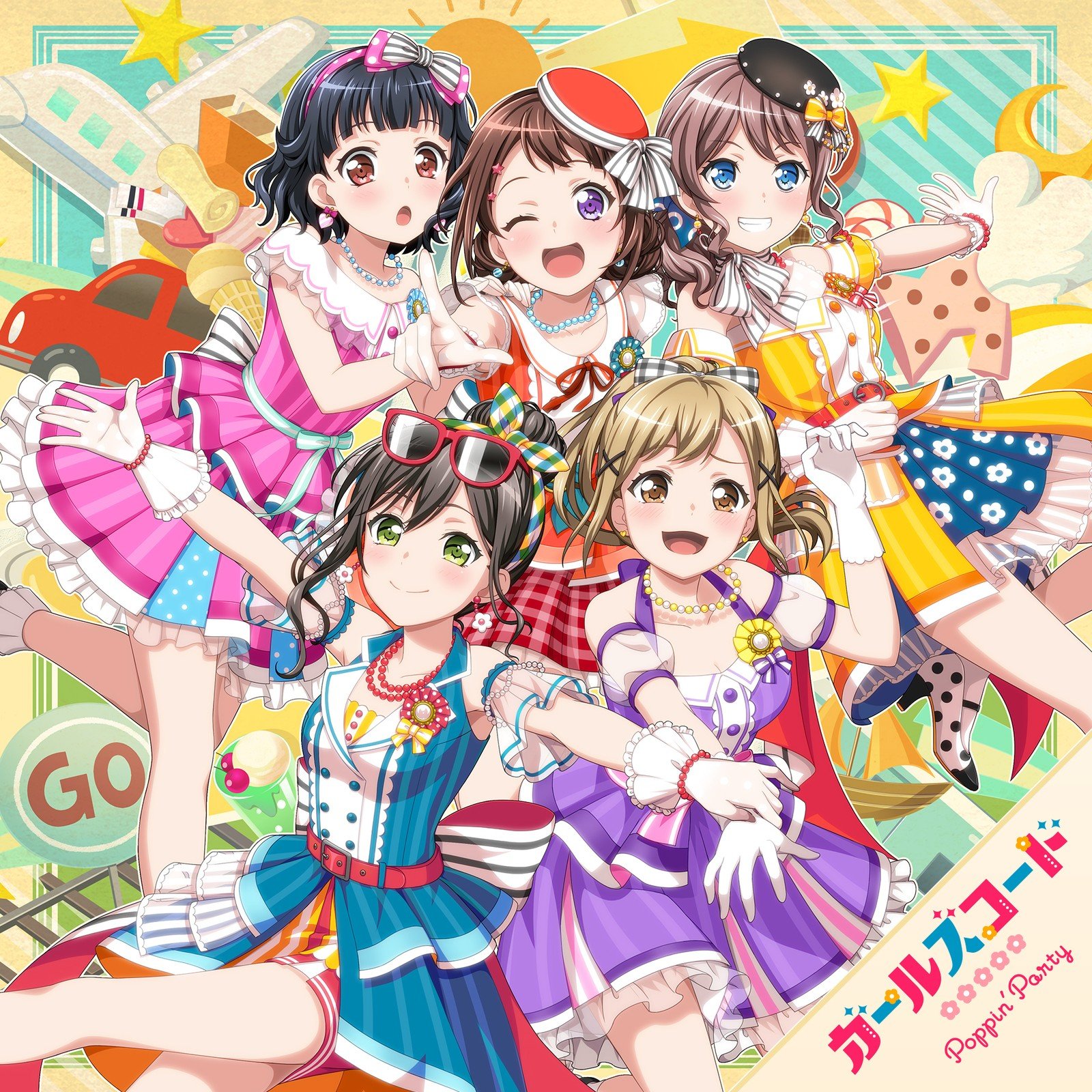 [Single] BanG Dream! / Poppin’Party – ガールズコード (Girls Code) [FLAC / 24bit Lossless / WEB] [2018.10.03]