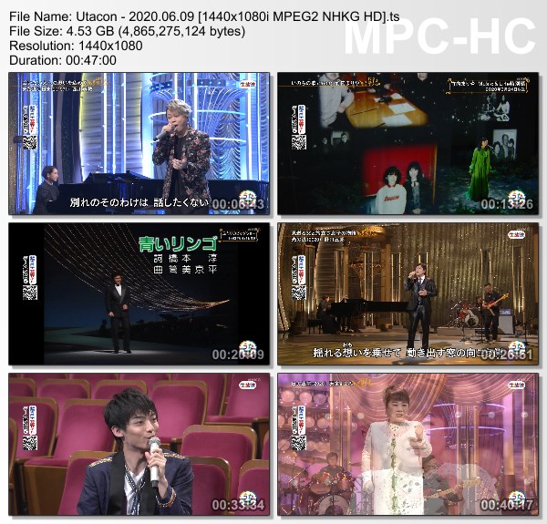 [TV-Variety] うたコン – 2020.06.09