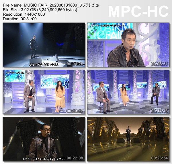 [TV-Variety] MUSIC FAIR – 2020.06.13