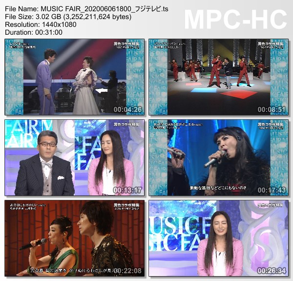 [TV-Variety] MUSIC FAIR – 2020.06.06