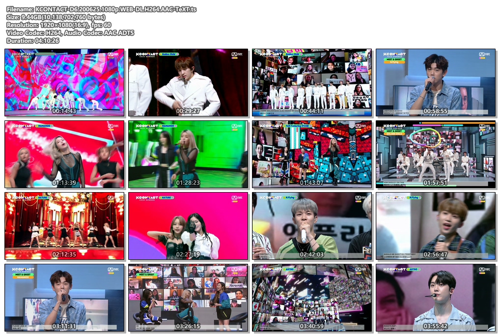 [TV-Variety] KCON:TACT 2020 Summer Day 6 (2020.06.25)