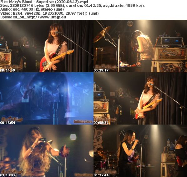 [TV-Variety] Mary’s Blood – 無観客スーパーライブ (Livestream 2020.06.13)