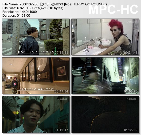 [TV-Variety] hide HURRY GO ROUND (FujiTV NEXT 2020.06.13)