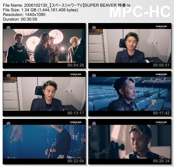 [TV-Variety] SUPER BEAVER SPECIAL 〜ストーリー オブ ハイライト〜 (SSTV HD 2020.06.10)