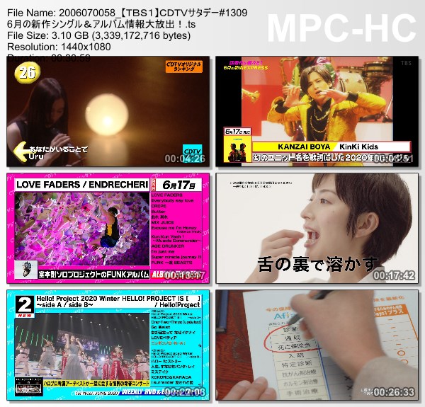 [TV-Variety] CDTVサタデー – 2020.06.06