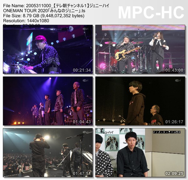 [TV-Variety] ジェニーハイ – Genie High ONEMAN TOUR 2020「みんなのジェニー」 (TeleAsa Ch1 2020.05.31)