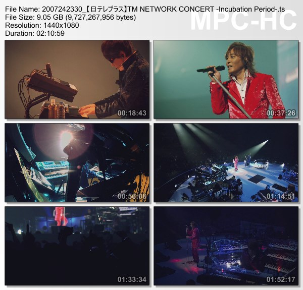[TV-Variety] TM NETWORK CONCERT Incubation Period (NTV+ HD 2020.07.24)