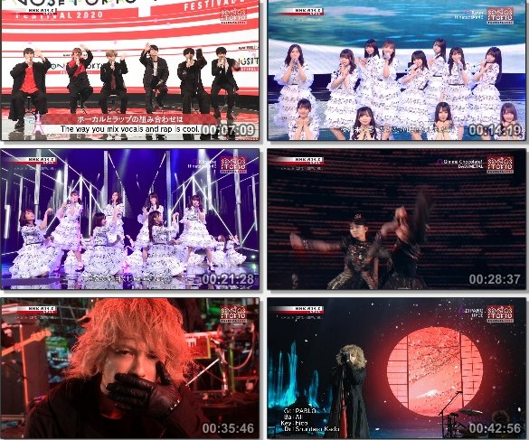 [TV-Variety] SONGS OF TOKYO FESTIVAL 2020 Part 1 (NHK World 2020.10.24)