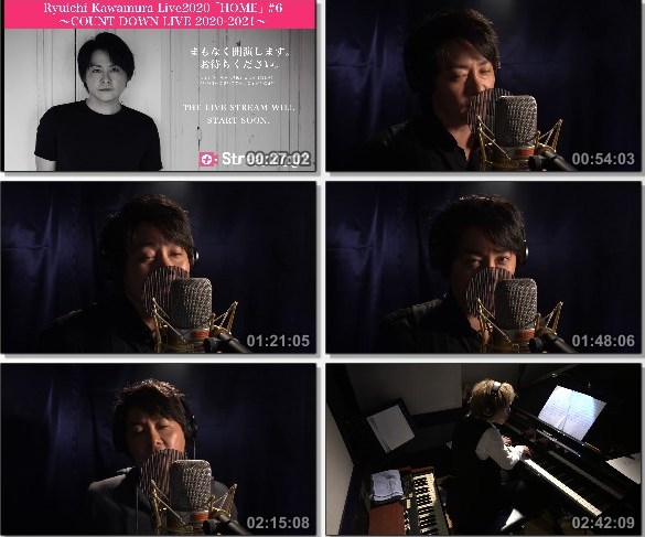 [TV-Variety] 河村隆一 – Ryuichi Kawamura Live2020「Home」#06 〜COUNT DOWN LIVE 2020-2021〜 [2020.12.31]