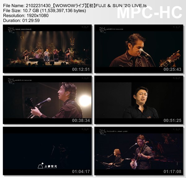 [TV-Variety] FUJI & SUN ’20 LIVE (WOWOW Live 2021.02.23)