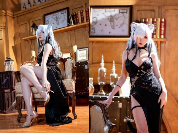 [Cosplay] Hoshilily 星之迟迟 – Schwarz (Arknights)
