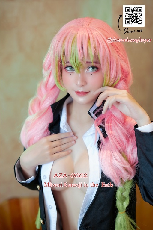 [Cosplay] Azami – Mitsuri Kanroji in the Bath (Demon Slayer)