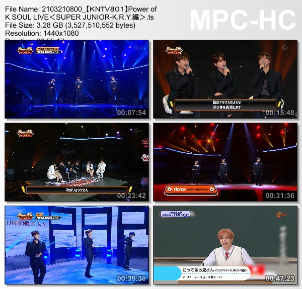 [TV-Variety] SUPER JUNIOR-D&E Power of K SOUL LIVE (KNTV801 2021.03.21)