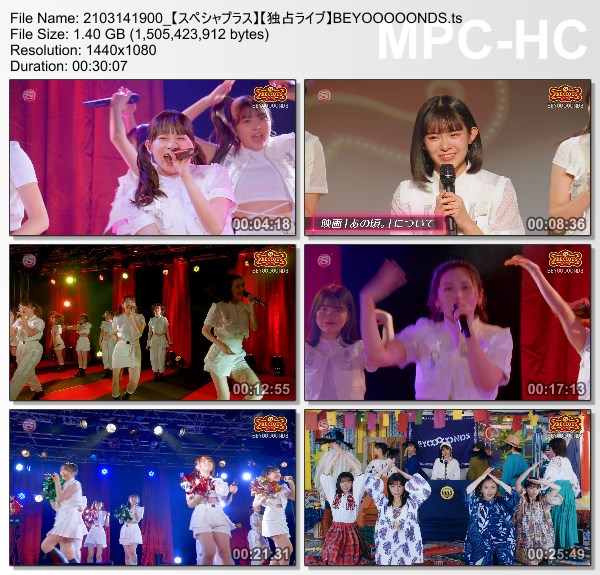 [TV-Variety] ビヨーンズ – スペシャプラス！precious STAGE 〜BEYOOOOONDS〜 (SSTV+ HD 2021.03.14)