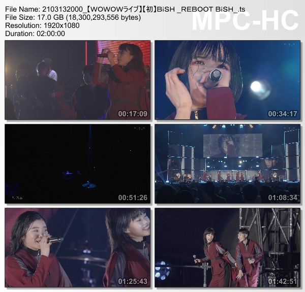 [TV-Variety] BiSH “REBOOT BiSH” (WOWOW Live 2021.03.13)