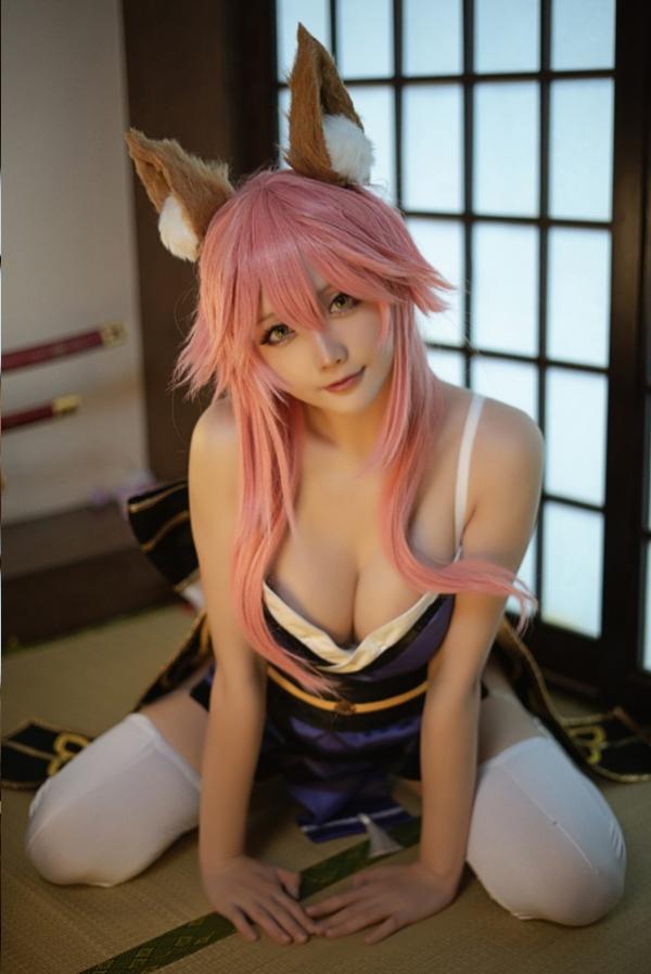 [Cosplay] Hoshilily 星之迟迟 – Tamamo no Mae (FGO)