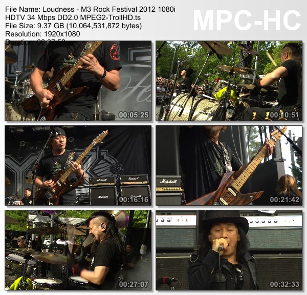 [TV-Variety] ラウドネス – M3 Rock Festival Day-2 [2012.05.12]