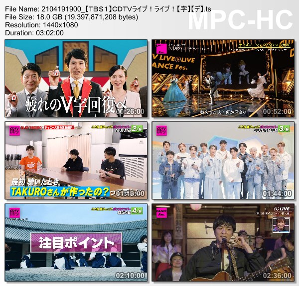 [TV-Variety] CDTVライブ！ライブ！ – 2021.04.19
