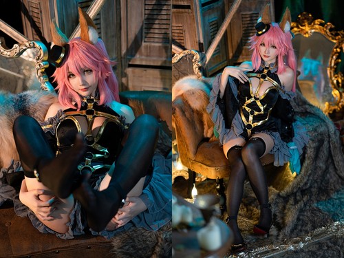 [Cosplay] Hoshilily 星之迟迟 – Tamamo Former Magician 玉藻前魔术师 (FGO)