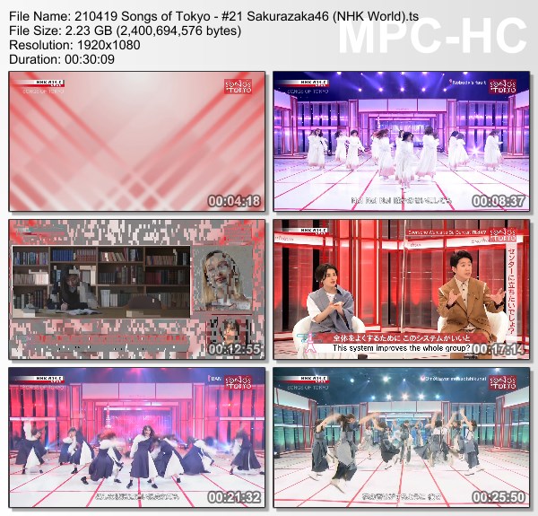 [TV-Variety] SONGS OF TOKYO – #21「 櫻坂４６」