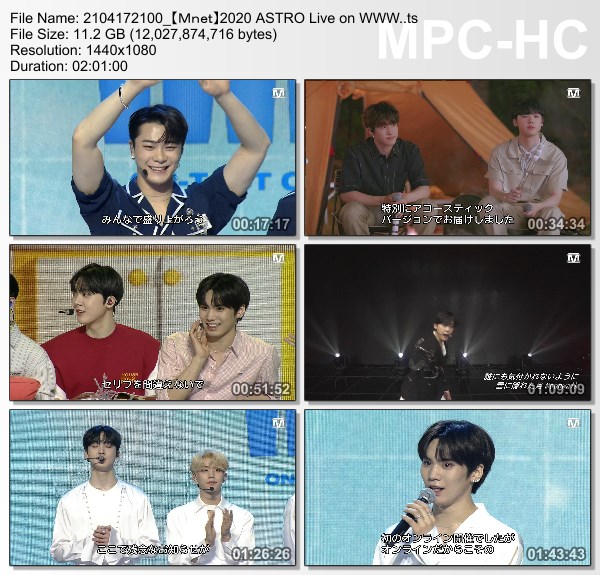 [TV-Variety] 아스트로 – 2020 ASTRO Live on WWW. (Mnet Japan 2021.04.17)