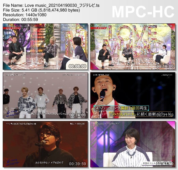 [TV-Variety] Love Music – 2021.04.18