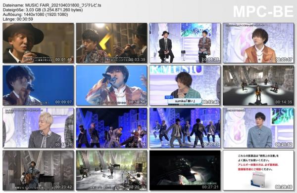 [TV-Variety] MUSIC FAIR (2021.04.03)