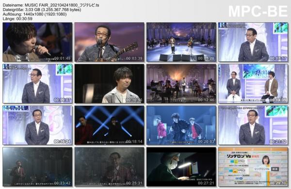 [TV-Variety] MUSIC FAIR (2021.04.24)