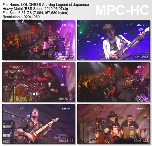 [TV-Variety] ラウドネス – A Living Legend of Japanese Heavy Metal (EBS Space 2010.06.07)