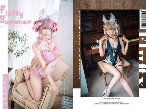 [Cosplay][Ely Cosplay] Ely – Fluffy Summer -Usamimi Swimsuit Photobook- ウサミミ水着写真集 (Original)