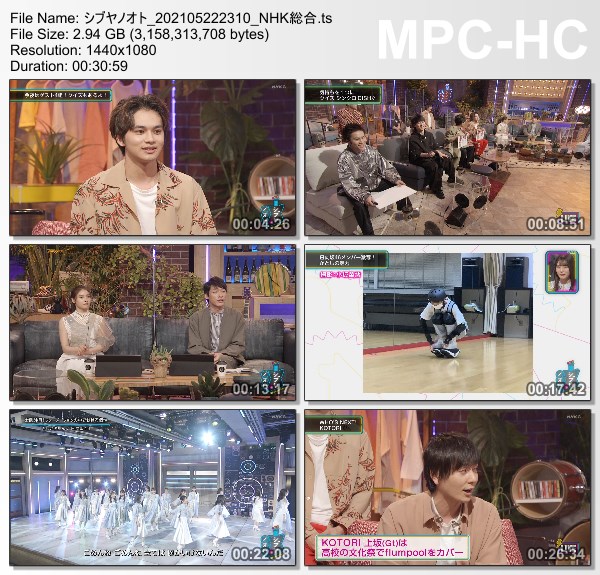 [TV-Variety] シブヤノオト – 2021.05.22