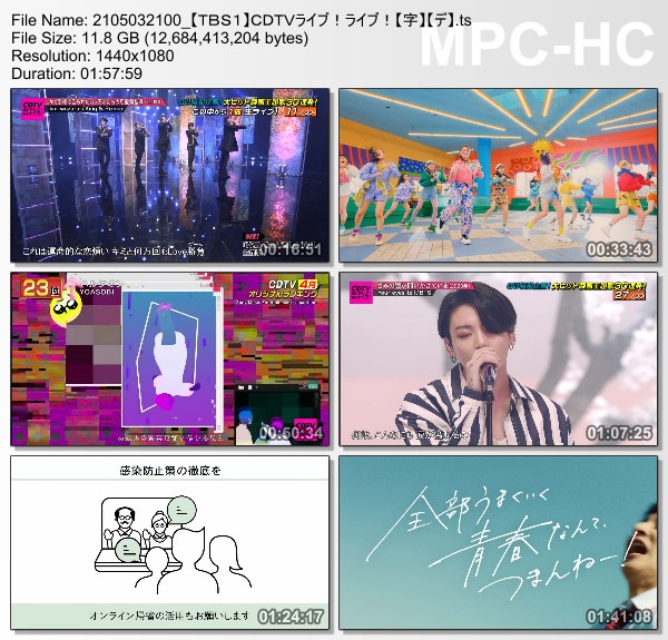 [TV-Variety] CDTVライブ！ライブ！ – 2021.05.03