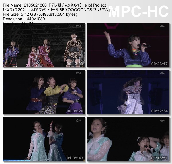 [TV-Variety] ハロー！プロジェクト – Hello! Project ひなフェス2021「つばきファクトリー＆BEYOOOOONDS プレミアム」(TeleAsa Ch1 2021.05.02)