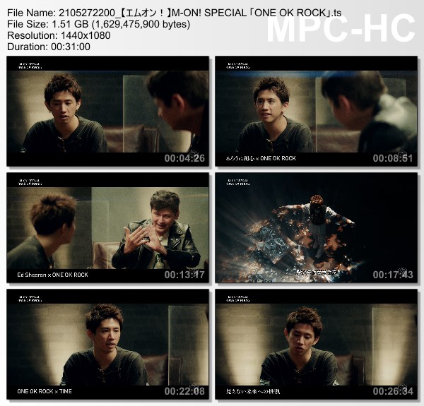 [TV-Variety] ONE OK ROCK – M-ON! SPECIAL (M-ON! HD 2021.05.27)