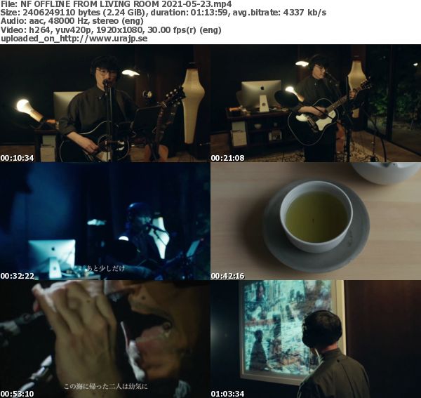 [TV-Variety] サカナクション – NF OFFLINE FROM LIVING ROOM (2021.05.23)