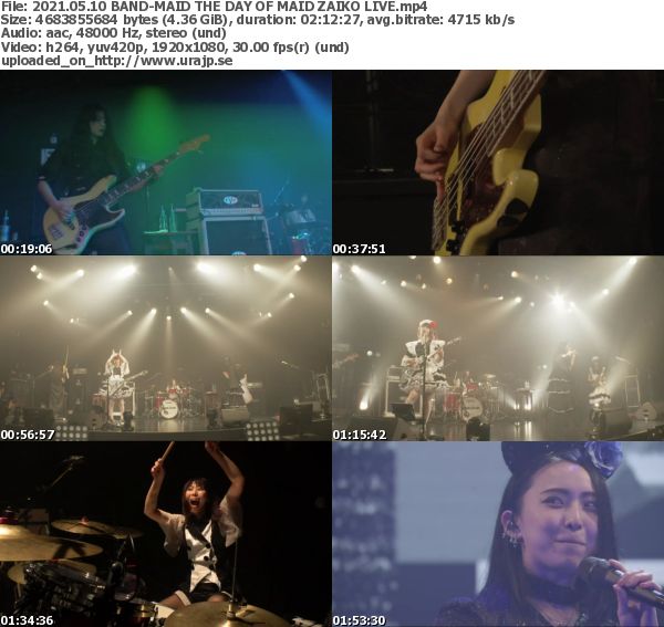 [TV-Variety] BAND-MAID “THE DAY OF MAID” ZAIKO LIVE (2021.05.10)