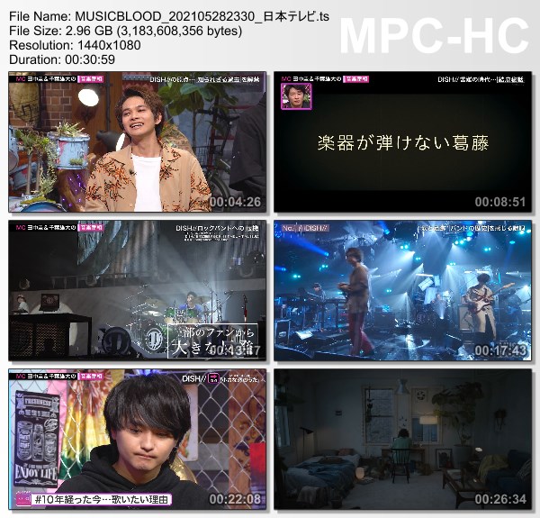 [TV-Variety] Music Blood – 2021.05.28 – DISH//