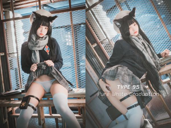 [Cosplay][DJAWA] Jenny 정제니 – Type 95: Pure White Graduation (Girls’ Frontline)