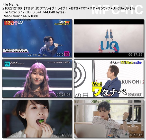[TV-Variety] CDTVライブ！ライブ！ – 2021.06.21