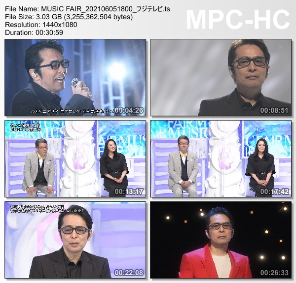 [TV-Variety] MUSIC FAIR – 2021.06.05