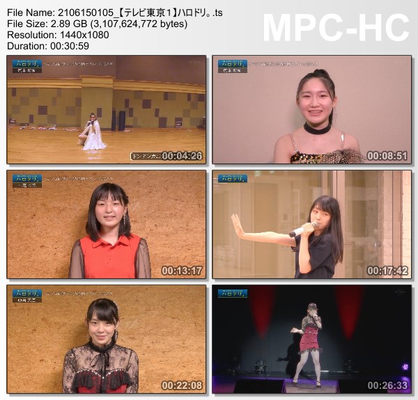 [TV-Variety] ハロドリ。 – 2021.06.14