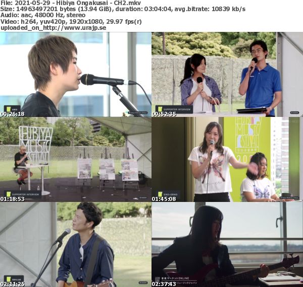 [TV-Variety] 日比谷音楽祭 (U-Next 2021.05.29 Ch2)