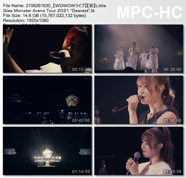 [TV-Variety] Little Glee Monster Arena Tour 2021 “Dearest” (WOWOW Live 2021.06.26)