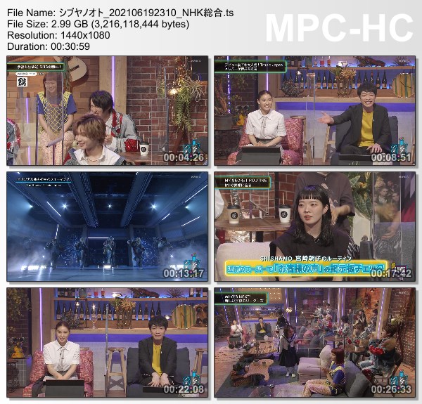 [TV-Variety] シブヤノオト – 2021.06.19